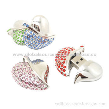 Bootable Jewelry USB Drive with Standard USB2.0 Interface and Data Storage StabilityNew
